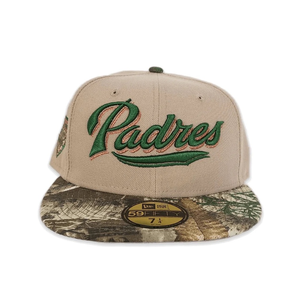 NWT Sz 7 1/4 SD Padres Real Tree
Como Visor Groy Bottom Petco Pork Side
Patch